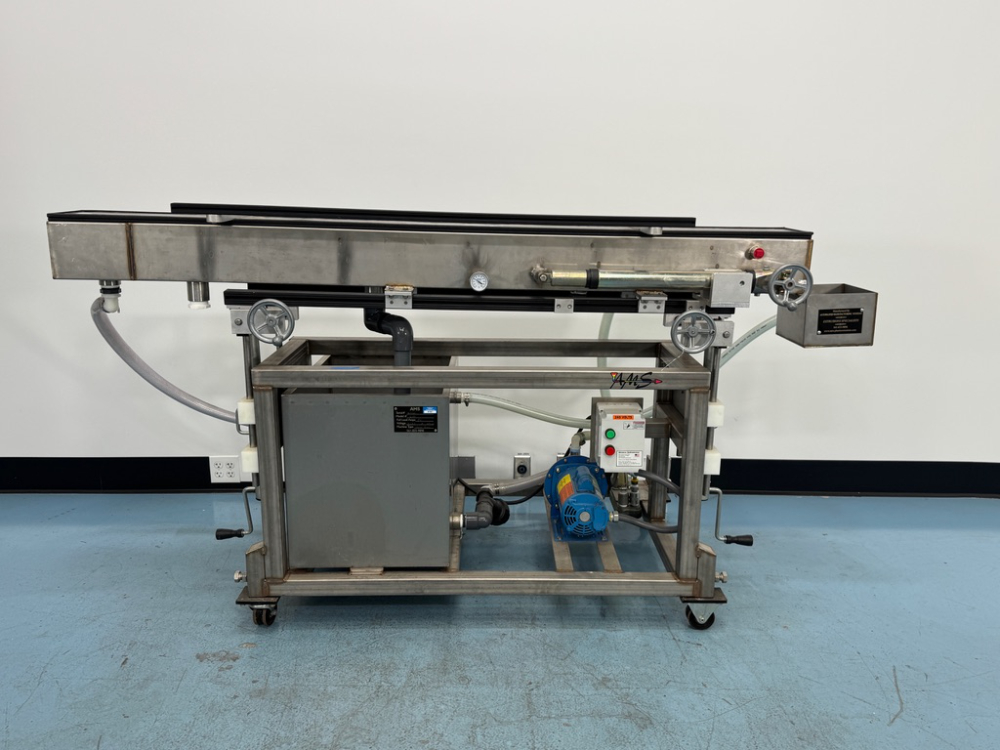 Image of Stainless Steel Industrial Conveyor System